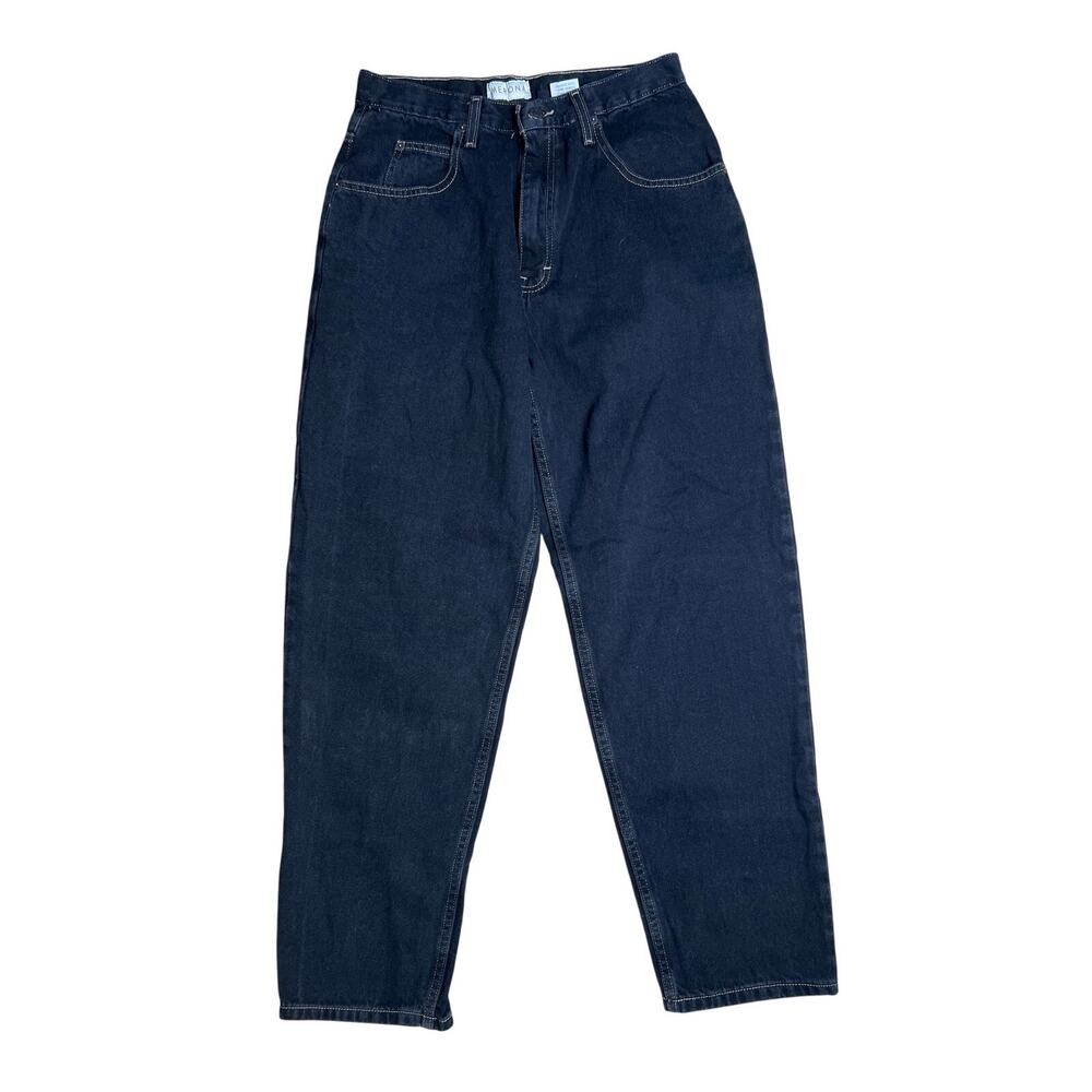 Merona 32x32 Black Denim Pants Relaxed Fit 100% Cotton